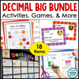 Decimal Activities, Games, and Reference Material BIG BUNDLE