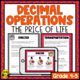 Decimal Addition and Subtraction to Hundredths | Price of 