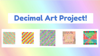 Preview of Decimal Art Project!