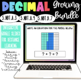5th grade Decimal Operations Bundle Google Slides Distance