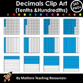 Decimal Clip Art  (243 png images for tenths & hundredths)