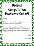 Decimal Computation Problems Set 9