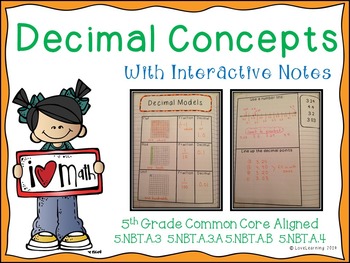 Preview of Decimal Concepts Unit {with Interactive Notes}