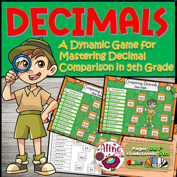 Preview of Decimal Dash: A Dynamic Game for Mastering Decimal Comparison in 5th Grade!