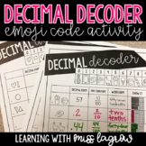 Decimal Decoder Emoji Code Activity Worksheet Pack