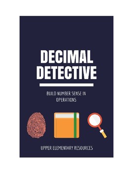 Preview of Decimal Detective