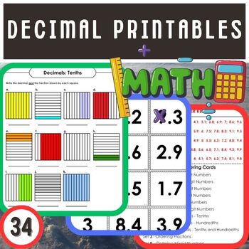 Preview of Decimal Discoveries: Printable Worksheets for Mastering Decimal Math