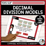 Decimal Division Models | Boom Cards Distance Learning