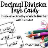 Decimal Division Task Cards - Decimal by Whole Number - CC