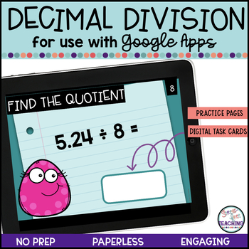 Preview of Dividing Decimals - Digital