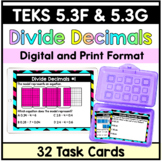 Decimal Division with Pictorial Models and Strategie -TEKS 5.3F and 5.3G