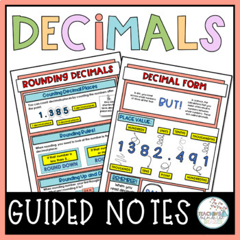 Preview of Rounding Decimals Guided Notes