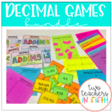5th grade Decimal Games: Bundle #1