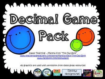 Preview of Decimal Games Bundle