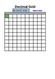 FREEBIE: Decimal Grid Modeling Practice NO PREP