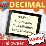 Decimal Boom Cards Distance Learning Bundle