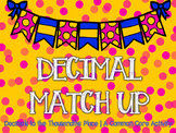 Decimal Match Up - A 5th Grade Common Core Activity - 5.NBT.3