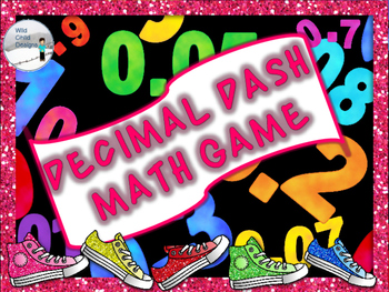 Preview of Decimal Math Game: Decimal Dash!