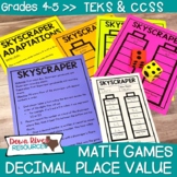 Decimal Math Games | Decimal Place Value Math Games (TEKS)