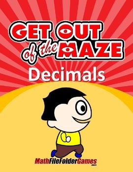 Decimal Mazes BUNDLE Fun Decimal Worksheets By