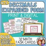 Decimal Money Models Math Skills Task Cards - Print & Digi