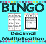 Decimal Multiplication BINGO- Print and Go!