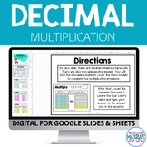 Decimal Multiplication Google™ Slides and Sheets