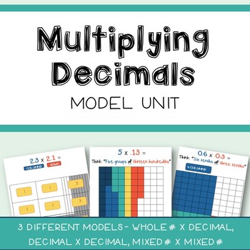 Preview of Decimal Multiplication Model Unit