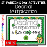 St. Patrick's Day Decimal Multiplication Powerpoint Game