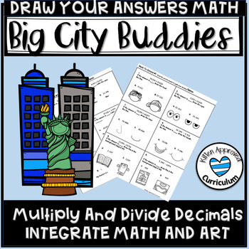 Preview of Math Art Activity for 5th Multiplying Decimals