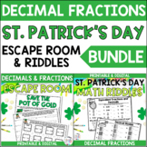 Decimal Notation & Decimal Fraction St. Patrick's Workshee