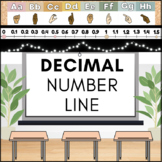 Decimal Number Line - BOHO