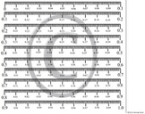 5.NBT.4 Decimal Number Line Showing Tenths, Hundredths & T