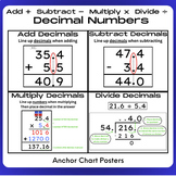 Decimal Numbers w/ 4 Operations: Add/Subtract/Multiply/Div