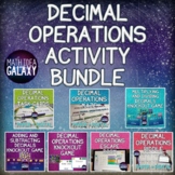 Decimal Operations Activities Bundle