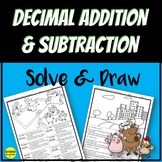 Adding and Subtracting Decimals Coloring Activity