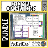 Decimal Operations Bundle