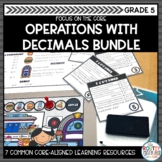 Decimal Operations Bundle | Math Activities for the Common