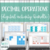 Decimal Operations DIGITAL Activity Bundle for Google Driv