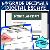 Decimal Operations Digital Escape Room Breakout Activity 6