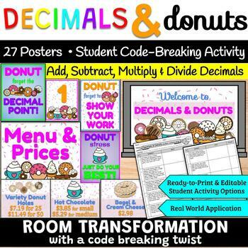 Preview of Decimal Operations: Donut Shop Room Transformation