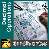 Decimal Operations Doodle Notes