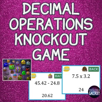 Preview of Decimal Operations Knockout Game