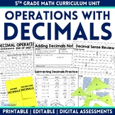 Decimal Operations - 5th Grade Math Curriculum Unit