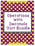 Decimal Operations Unit Bundle