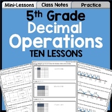 Decimal Operations Unit for 5th Grade | Lessons, Practice,