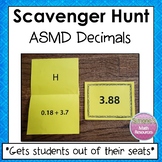 Decimals Scavenger Hunt (Add, Subtract, Multiply, and Divide)