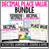 Decimal Place Value Activities and Worksheets Bundle