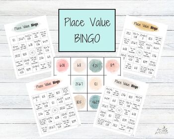 Decimal Place Value Bingo Game (Tenths and Hundredths) | TPT
