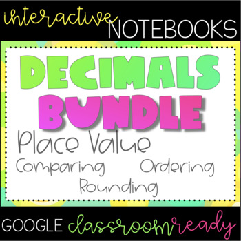 Preview of Decimals Place Value Bundle